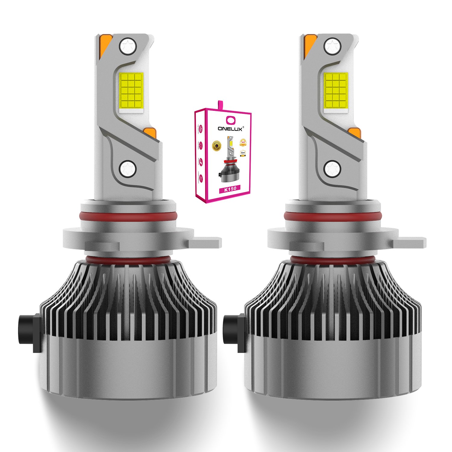 Super Bright Auto Parts Accessories 150W HID Headlights K150 LED Bulb HID Led Lamp for Universal Car White